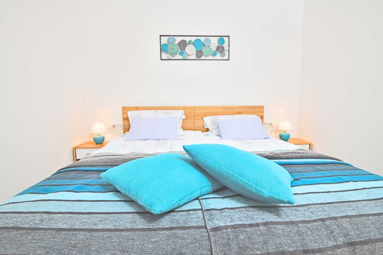 Apartma Ljubljana Sweet Stay - spalnica (dve enojni postelji skupaj)